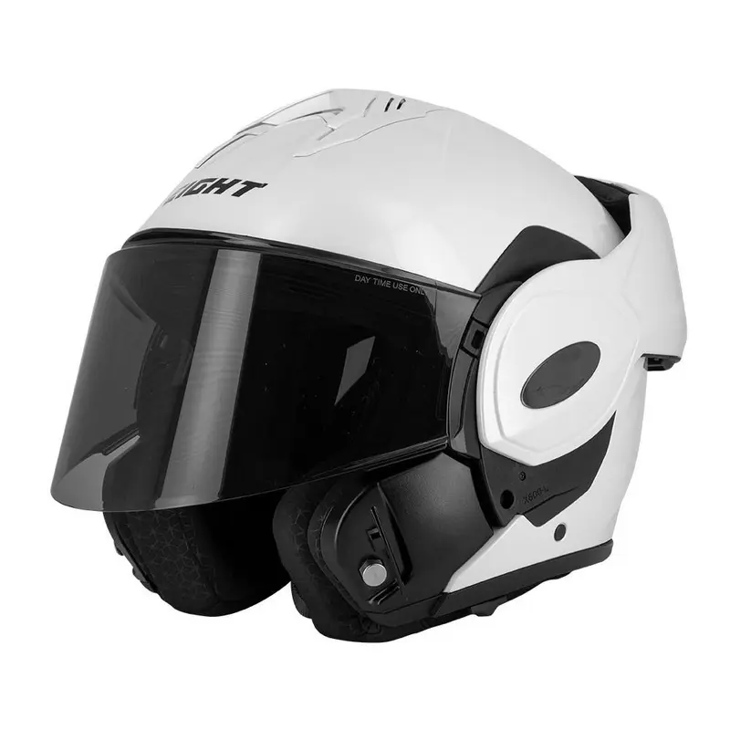 Casque moto modulable - FlipTech blanc EIGHT