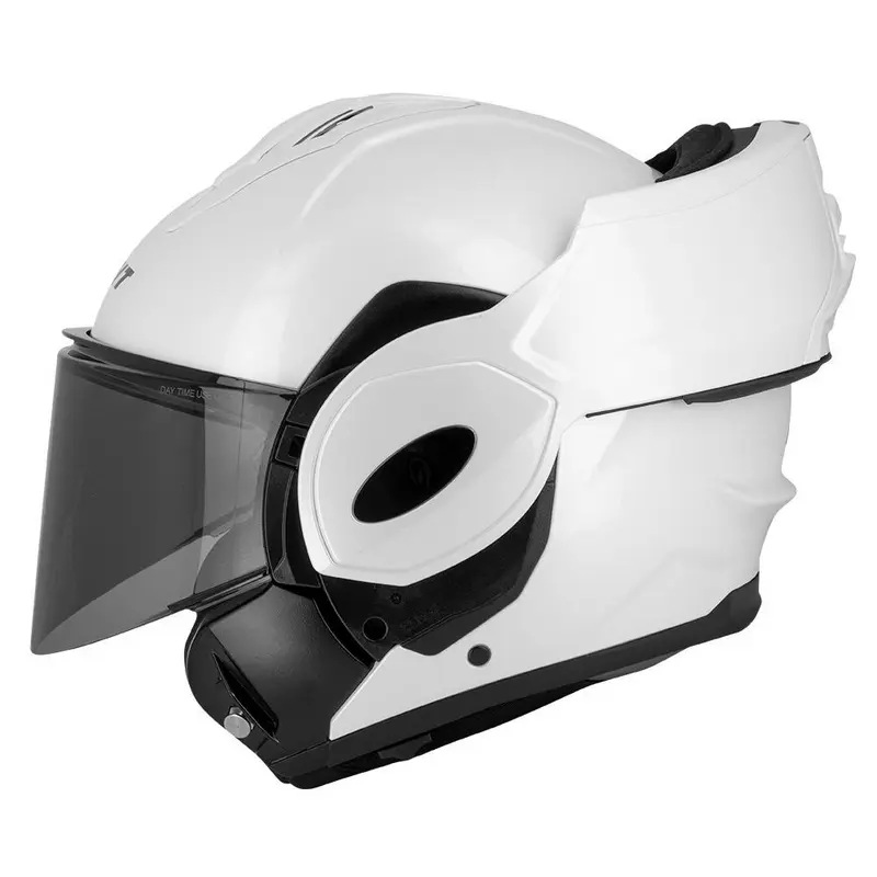 Casque moto modulable - FlipTech blanc EIGHT