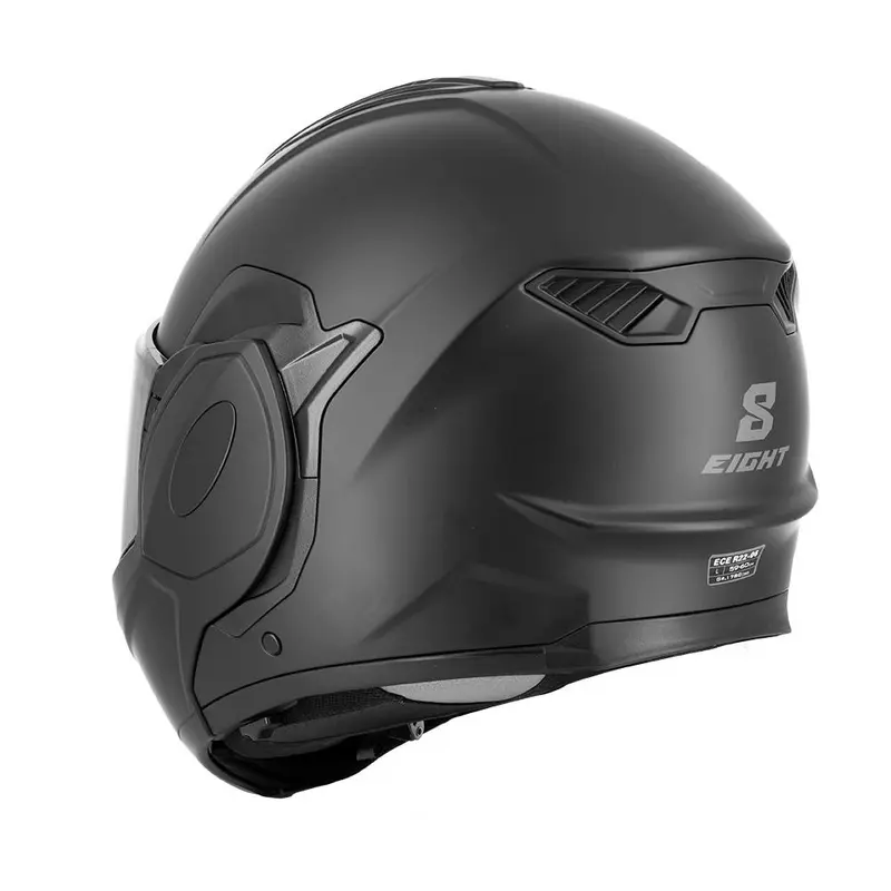 Casque moto modulable - FlipTech noir EIGHT