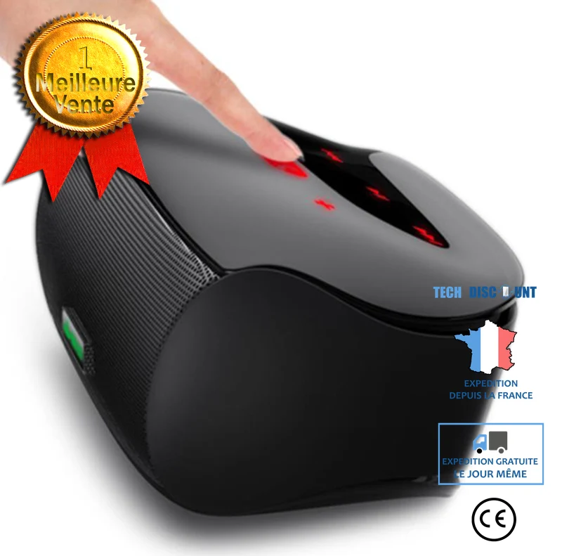 TD® Enceinte Portable Touch Control Bluetooth 4.0 NFC Mini-jack Mains Libres Haut-parleur Bluetooth audio de voiture subwo...