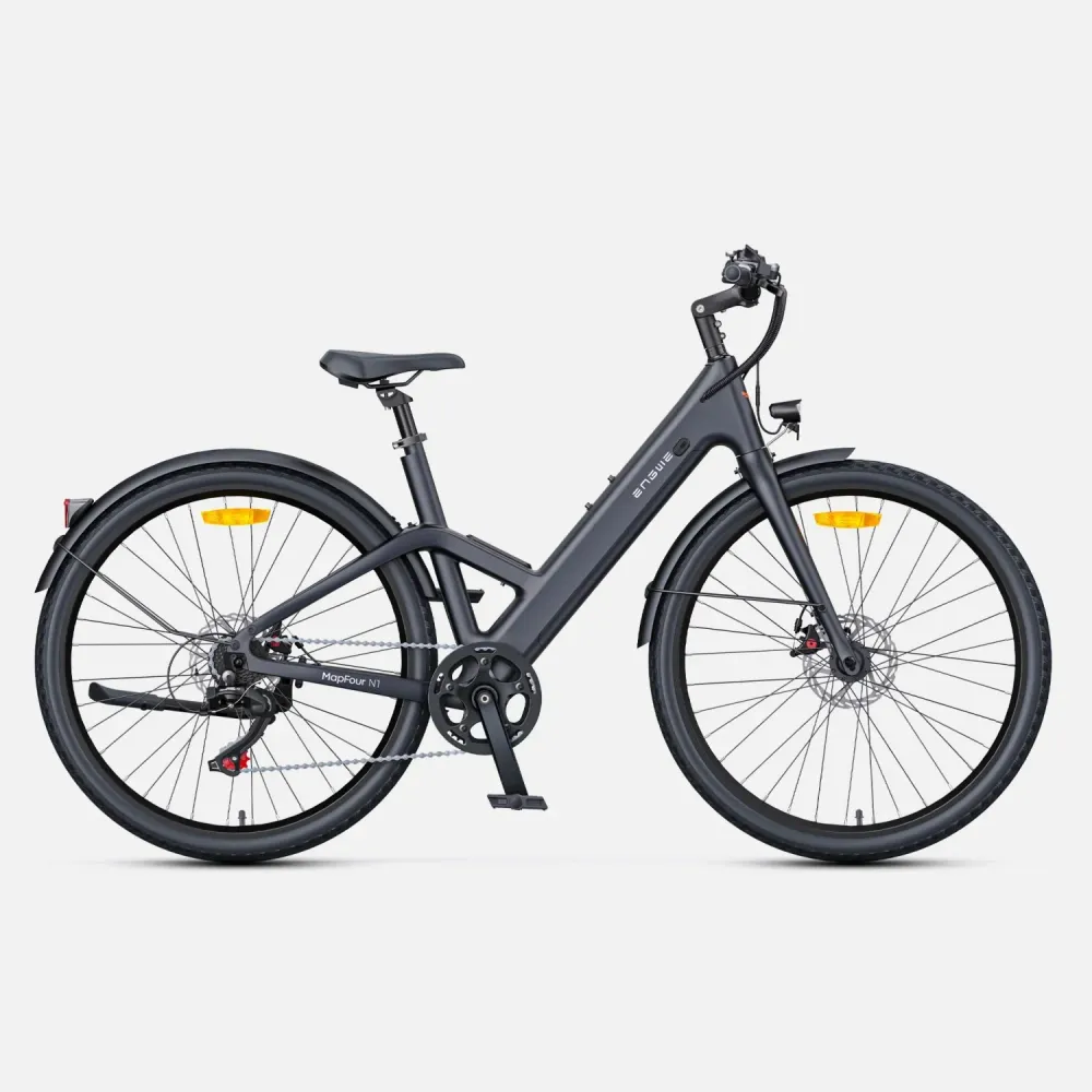 Vélo Électrique ENGWE N1 AIR ST - Moteur 250W Batterie 36V10Ah Pneus De 27.5 Pouces Freins à Disque - Gris