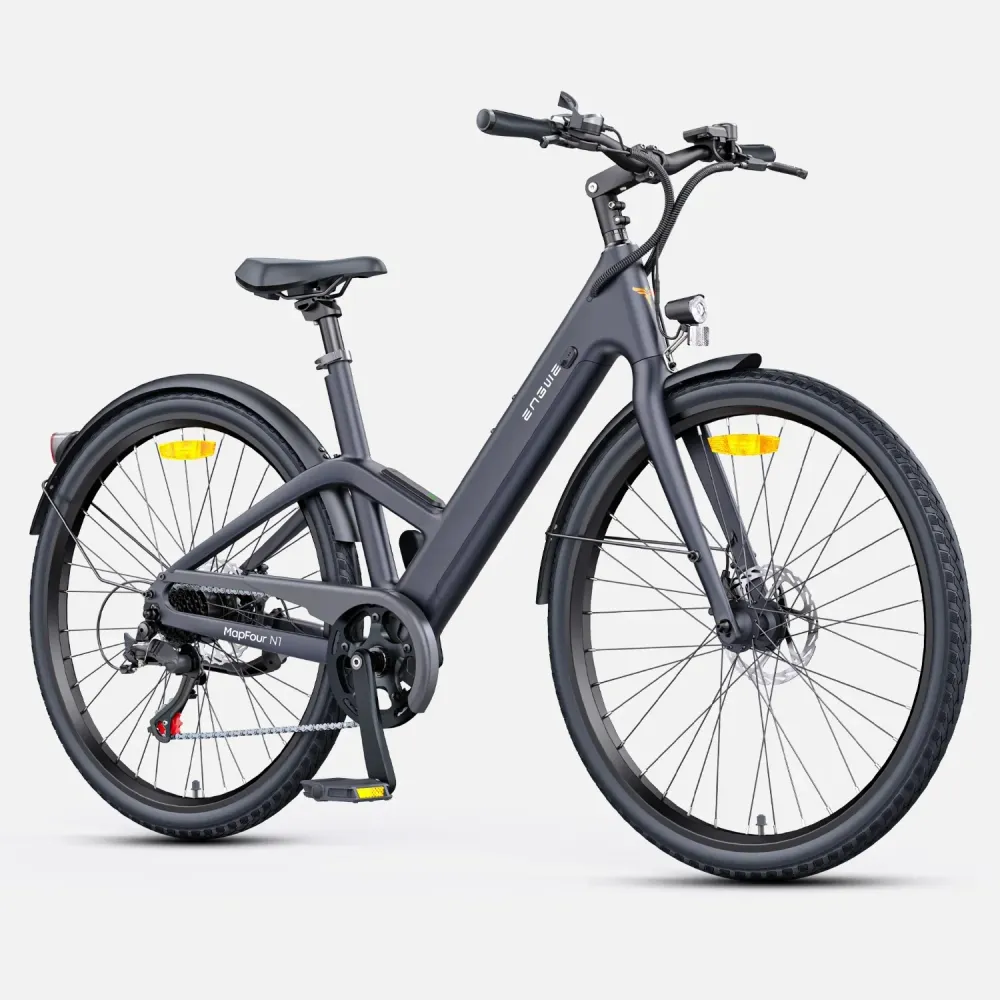 Vélo Électrique ENGWE N1 AIR ST - Moteur 250W Batterie 36V10Ah Pneus De 27.5 Pouces Freins à Disque - Gris