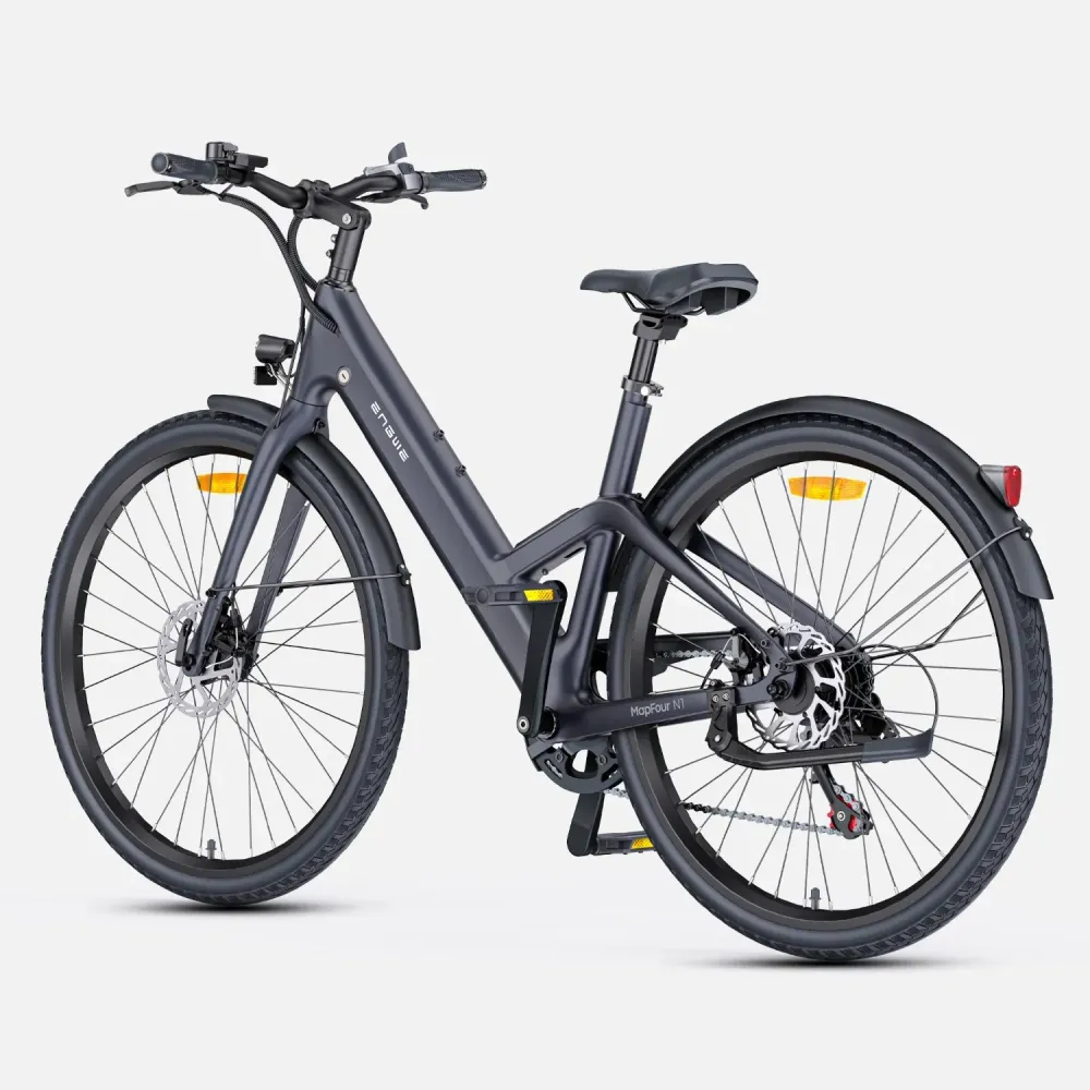 Vélo Électrique ENGWE N1 AIR ST - Moteur 250W Batterie 36V10Ah Pneus De 27.5 Pouces Freins à Disque - Gris