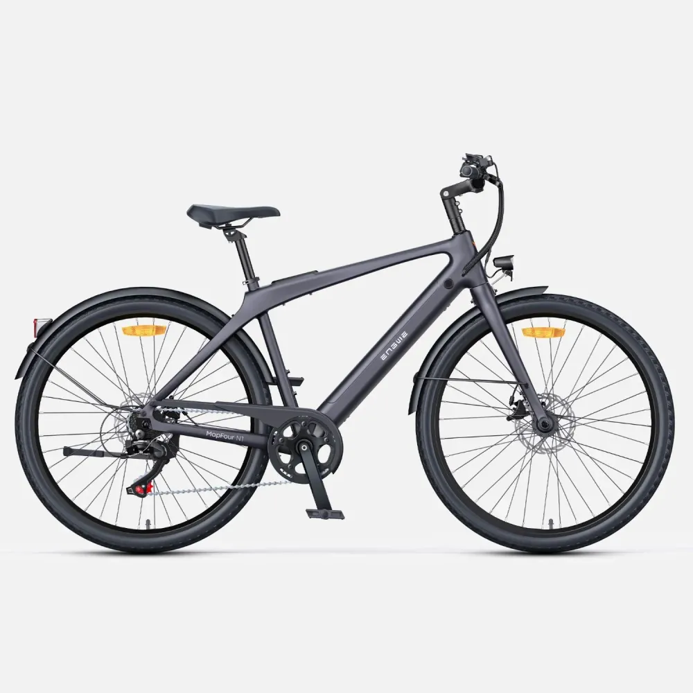 Vélo Électrique ENGWE N1 AIR - Moteur 250W Batterie 36V10Ah Pneus De 27.5 Pouces Freins à Disque - Gris