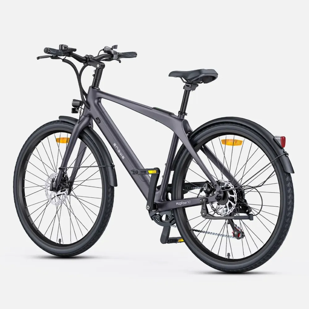 Vélo Électrique ENGWE N1 AIR - Moteur 250W Batterie 36V10Ah Pneus De 27.5 Pouces Freins à Disque - Gris