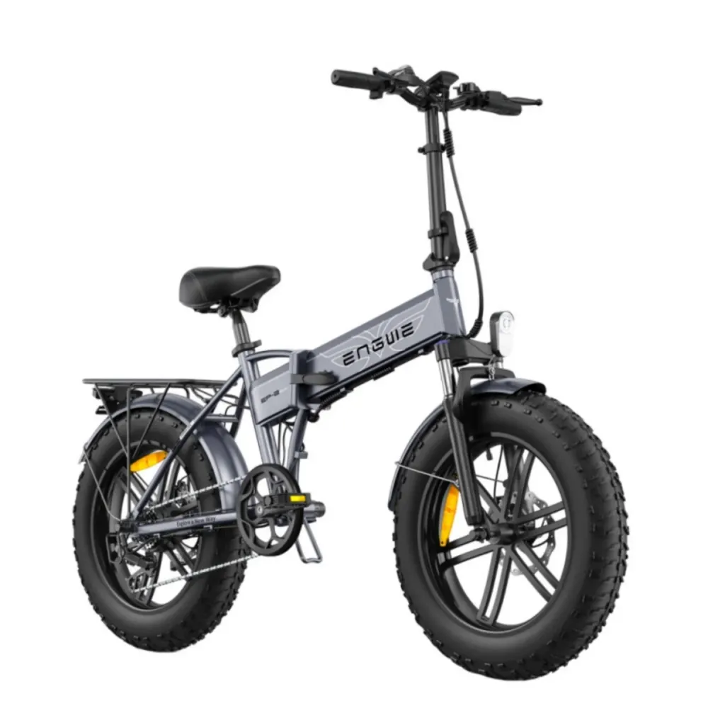 Vélo Électrique ENGWE EP-2 BOOST - 250W Moteur Batterie 48V13AH 20 Pouces Pneus Freins à Disque Hydrauliques - Gris