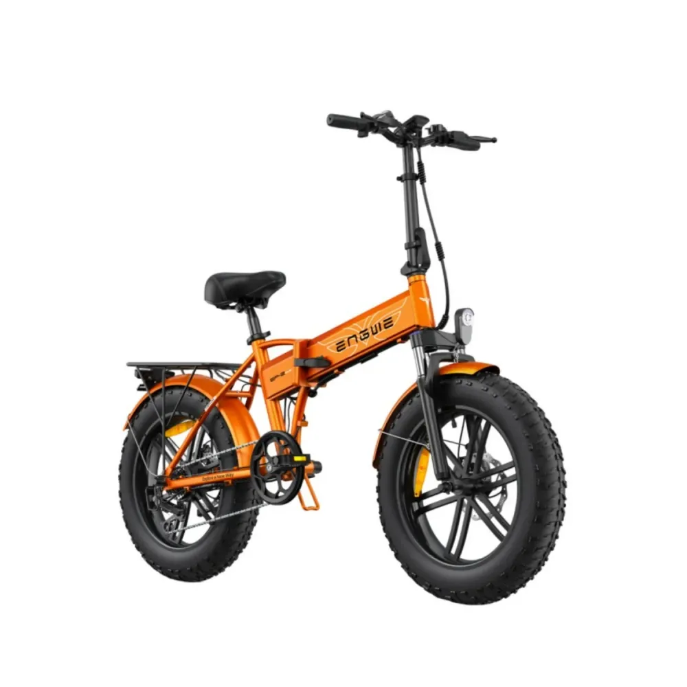 Vélo Électrique ENGWE EP-2 BOOST - 250W Moteur Batterie 48V13AH 20 Pouces Pneus Freins à Disque Hydrauliques - Orange