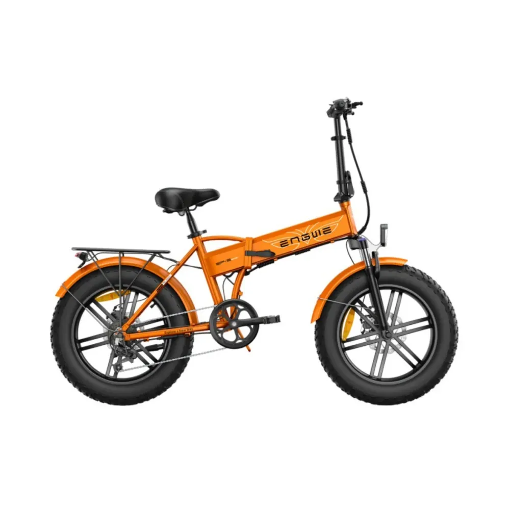 Vélo Électrique ENGWE EP-2 BOOST - 250W Moteur Batterie 48V13AH 20 Pouces Pneus Freins à Disque Hydrauliques - Orange