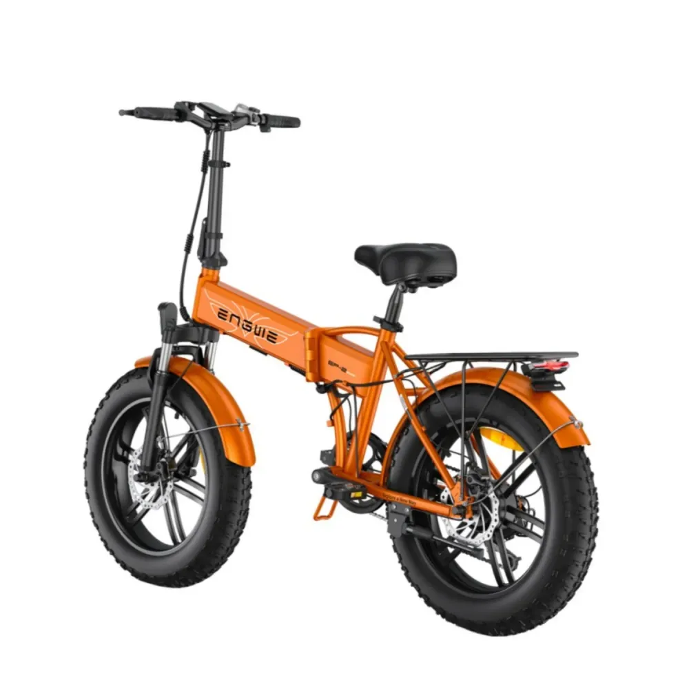 Vélo Électrique ENGWE EP-2 BOOST - 250W Moteur Batterie 48V13AH 20 Pouces Pneus Freins à Disque Hydrauliques - Orange