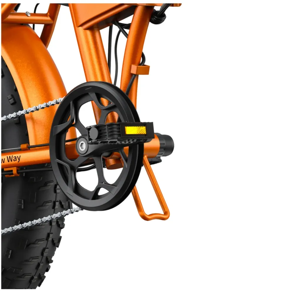 Vélo Électrique ENGWE EP-2 BOOST - 250W Moteur Batterie 48V13AH 20 Pouces Pneus Freins à Disque Hydrauliques - Orange