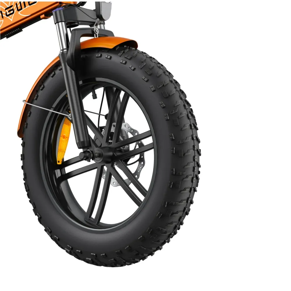 Vélo Électrique ENGWE EP-2 BOOST - 250W Moteur Batterie 48V13AH 20 Pouces Pneus Freins à Disque Hydrauliques - Orange