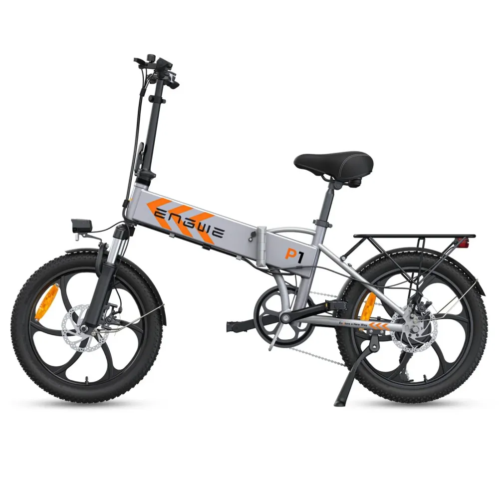 Vélo électrique ENGWE P1 - Pneus 20 Pouces 250W Batterie 36V13AH Frein à Disque Mécanique - Argent
