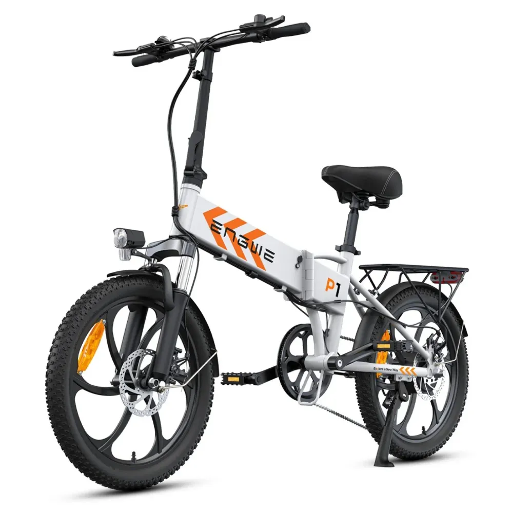 Vélo Électrique ENGWE P1 - Pneus 20 Pouces 250W Batterie 36V13AH Frein à Disque Mécanique - Blanc