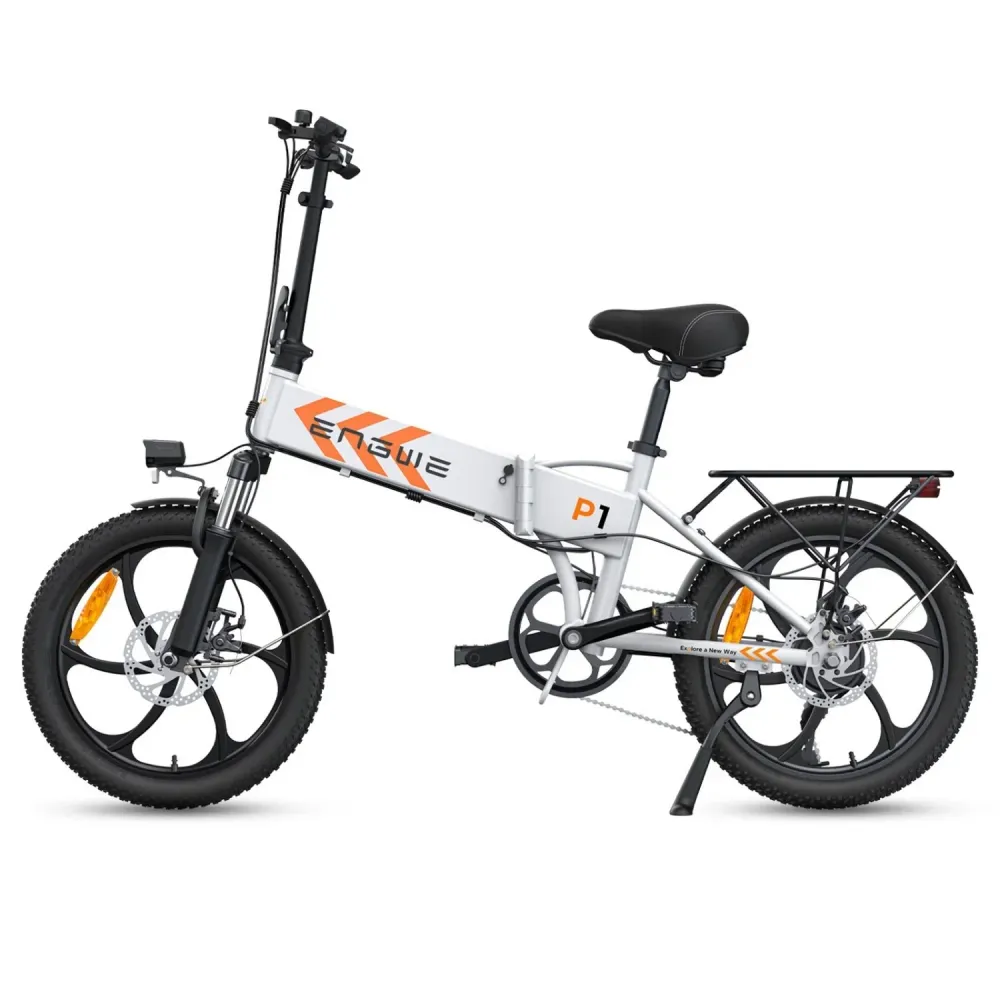 Vélo Électrique ENGWE P1 - Pneus 20 Pouces 250W Batterie 36V13AH Frein à Disque Mécanique - Blanc