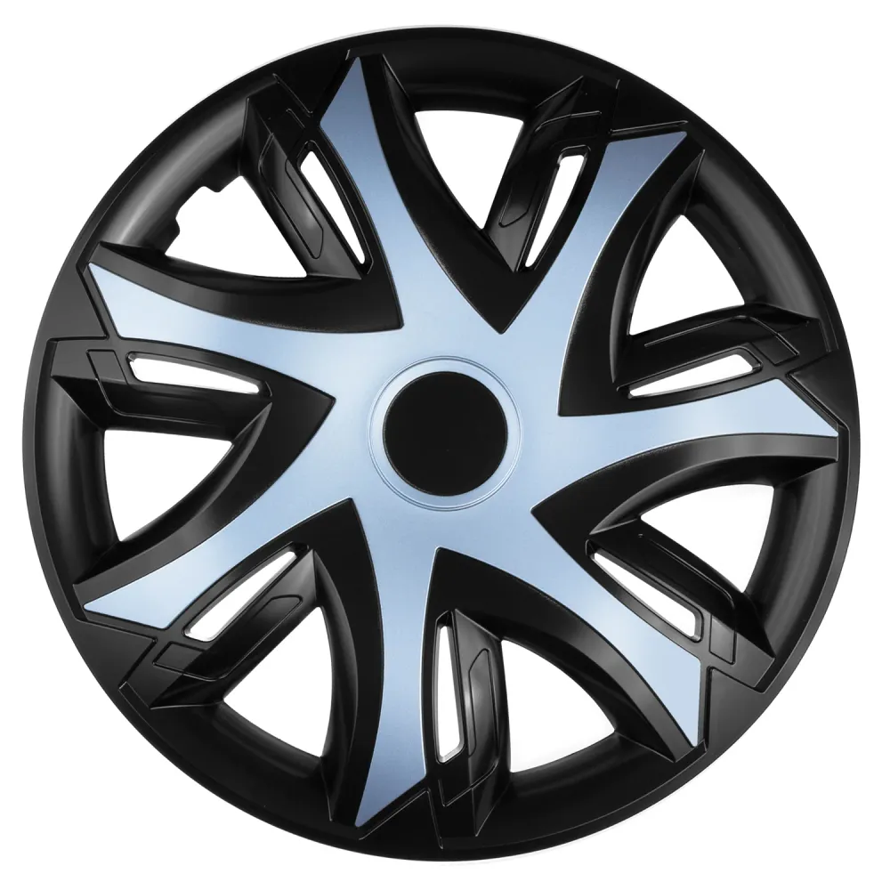 Enjoliveurs de roue N-Power pour jantes en acier Jeu de 4 enjoliveurs bicolores pour voiture Véhicule automobile Convient...