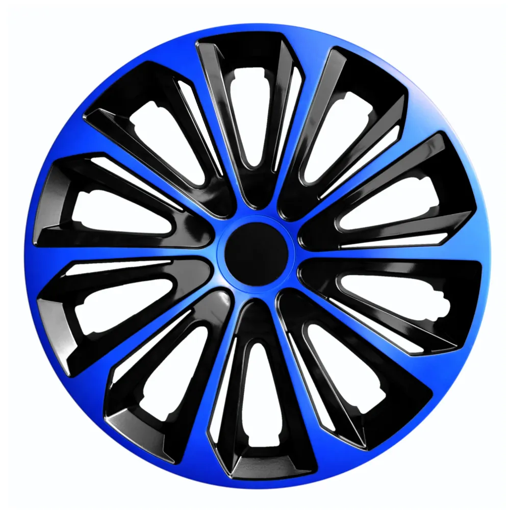 Enjoliveurs de roue pour jantes en acier Jeu de 4 enjoliveurs de roue bicolores pour voiture Véhicule automobile Convient...