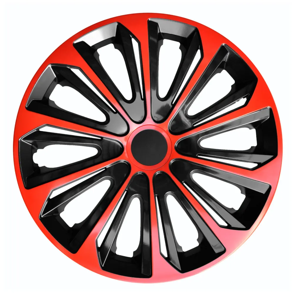 Enjoliveurs de roue pour jantes en acier Jeu de 4 enjoliveurs de roue bicolores pour voiture Véhicule automobile Convient...