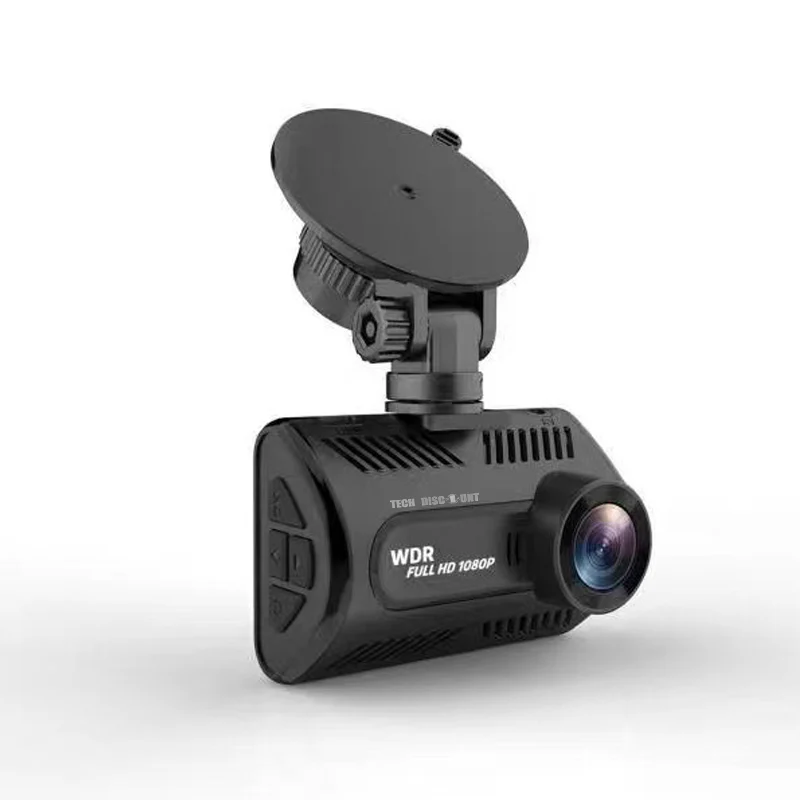 Enregistreur vidéo de voiture HD 1080P à double lentille avant et arrière pour la surveillance du stationnement en marche...