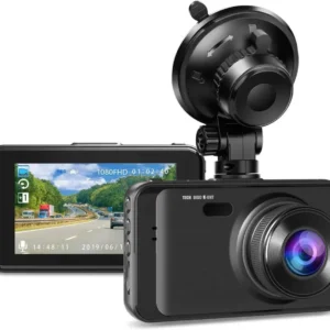 Enregistreur de voiture avant et arrière à double objectif HD 1080P vision nocturne parking 24h surveillance voiture