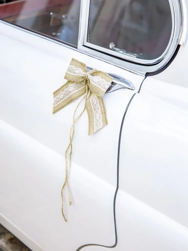 Ensemble de décoration de voiture Arcs de mariage