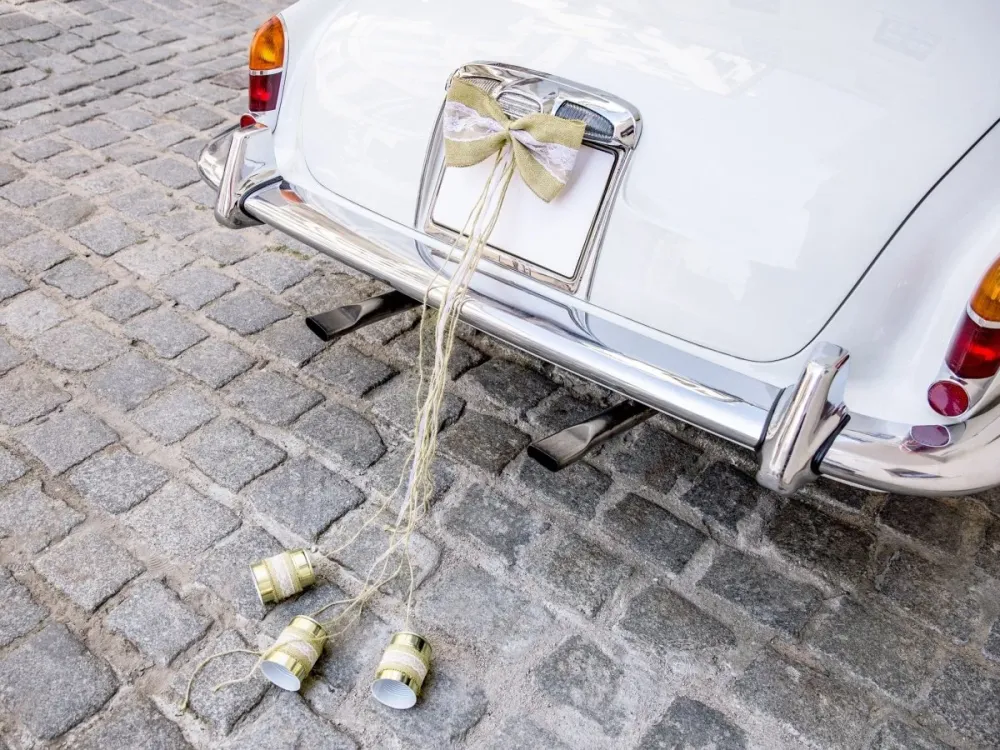 Ensemble de décoration de voiture Arcs de mariage