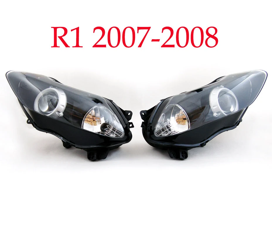 Ensemble phare de moto Yamaha R1 2007-2008 clair générique A032