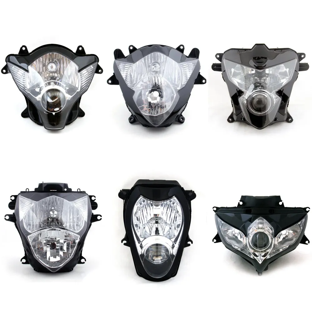 Ensemble de phares de moto pour Suzuki GSXR 600 750 1000 Hayabusa 1300 clair générique Pour