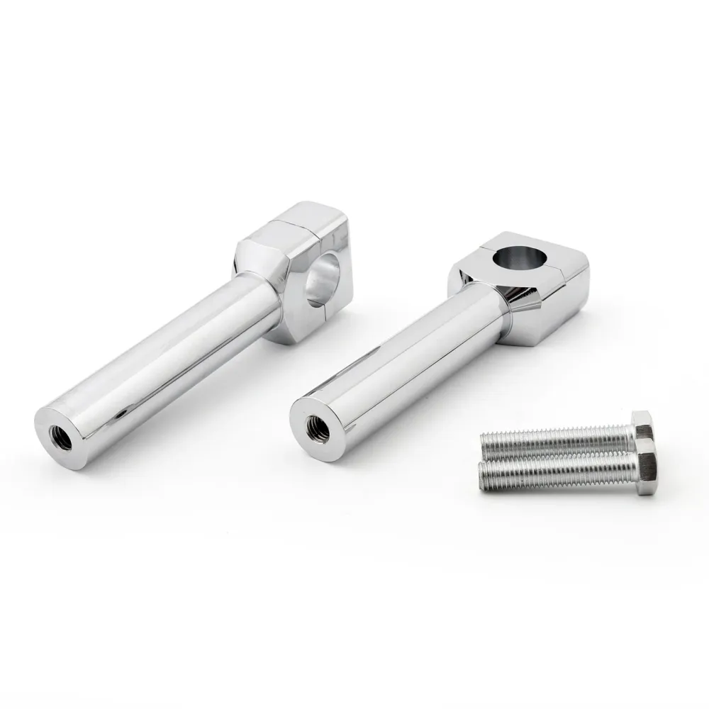 6" Ensemble de rehausseurs de guidon de moto compatibles avec 1" Barre Chrome