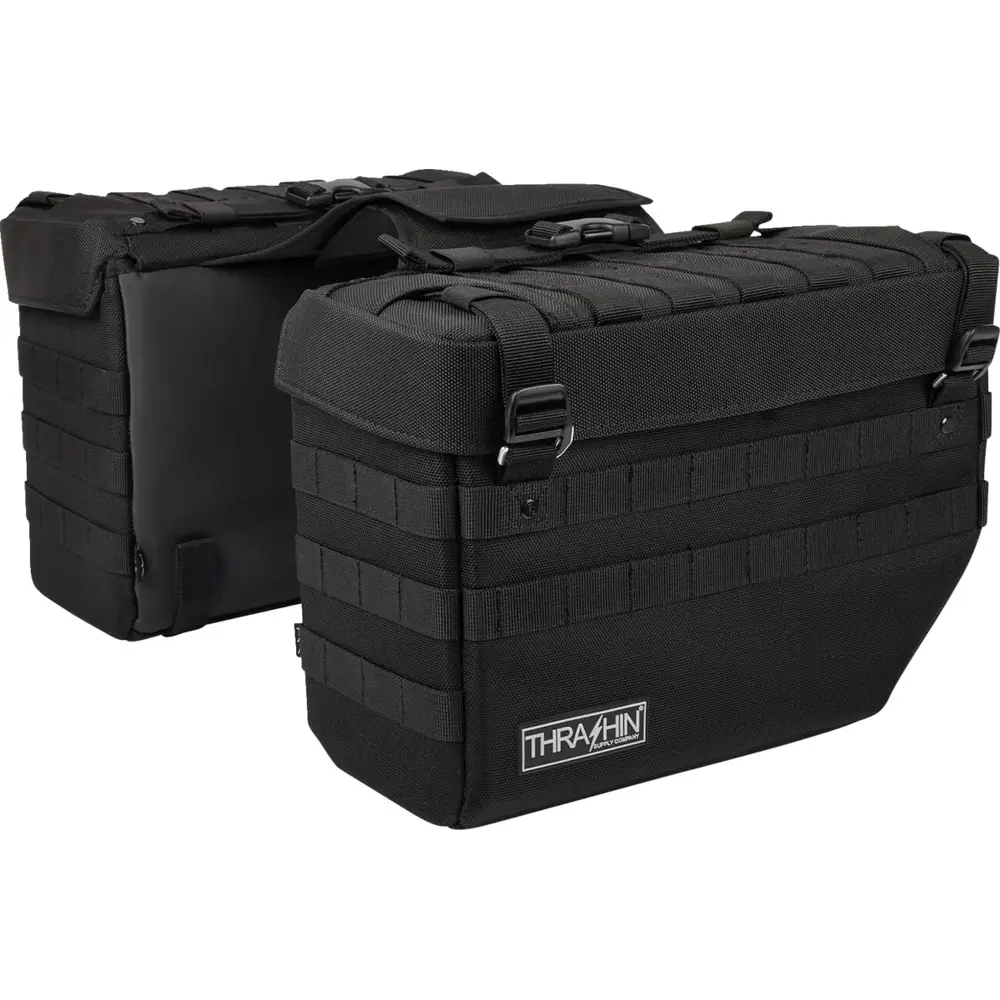 Ensemble de sacoches de moto Thrash Supply Expedition 21L à enfiler