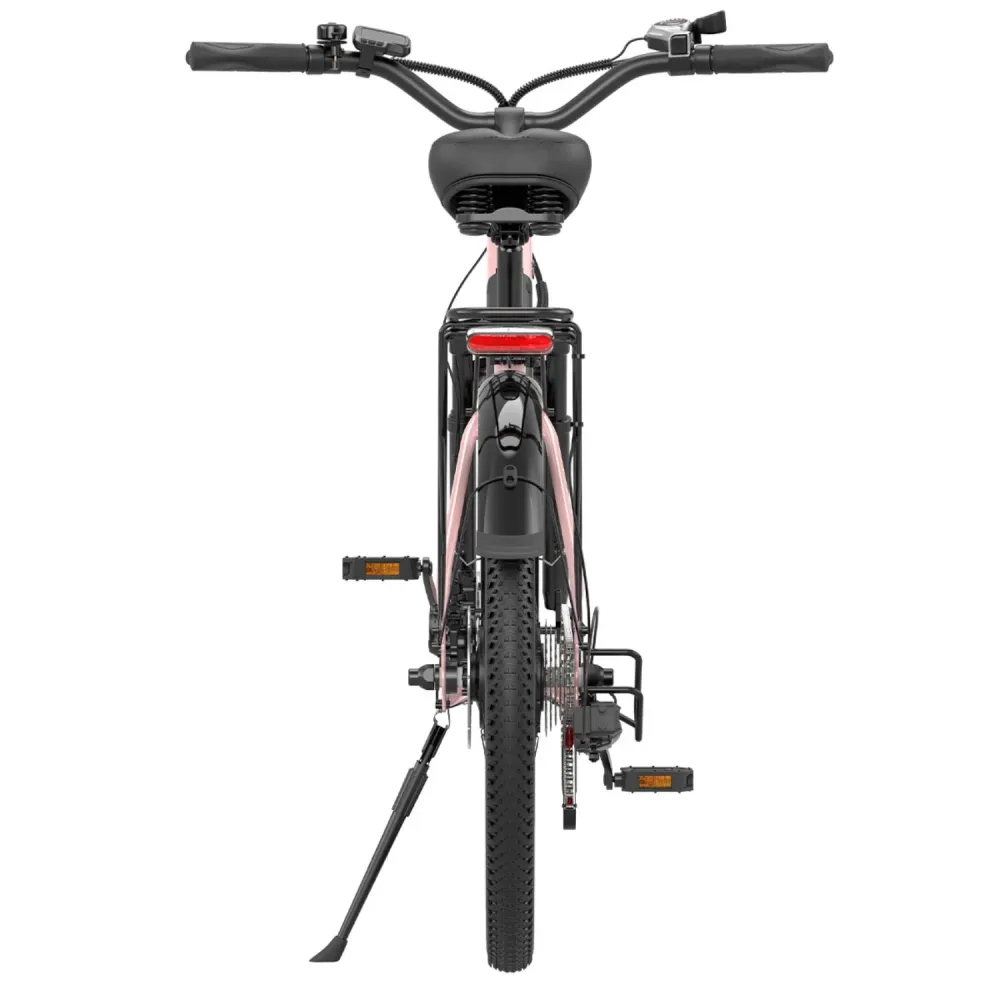 Vélo électrique ESKUTE C100 PLUS 250W 100 km freins à disque rose
