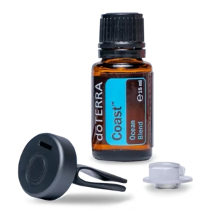 Diffuseur de voiture métallique à pince & Huile essentielle Coast dōTERRA Essence des huiles