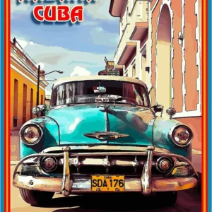 Poster Vintage Voiture Éternel Vintage