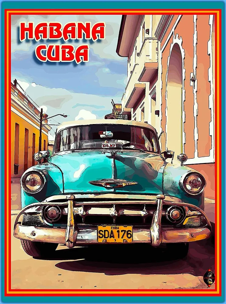 Poster Vintage Voiture Éternel Vintage