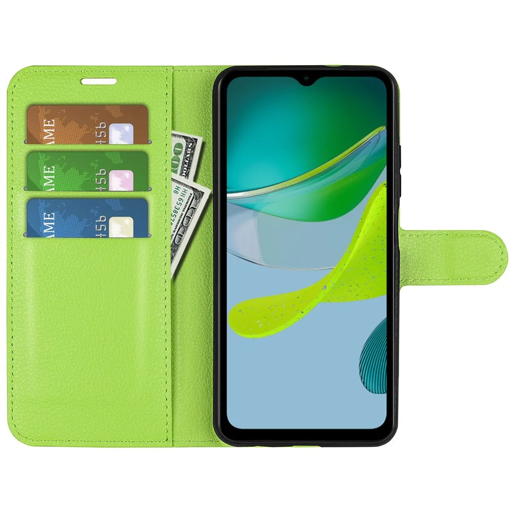 Etui classique Motorola Moto E13 - Vert