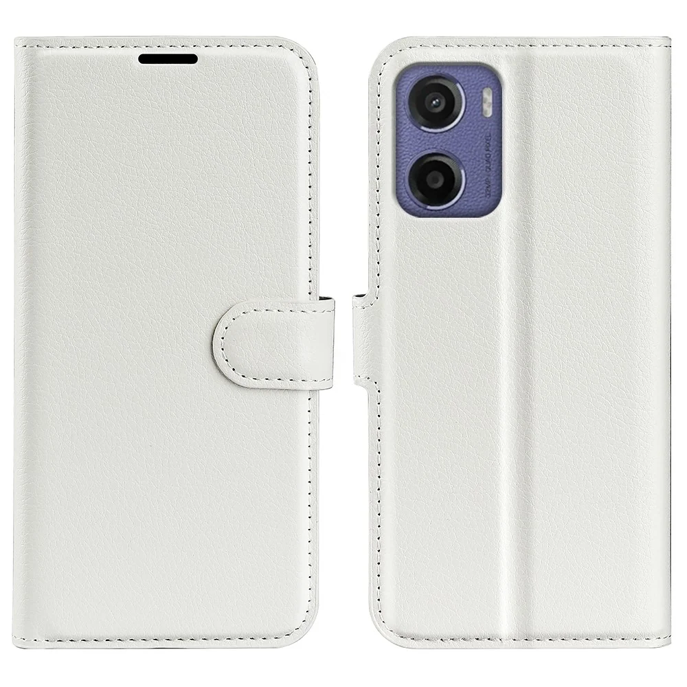 Etui classique Motorola Moto E15 - Blanche