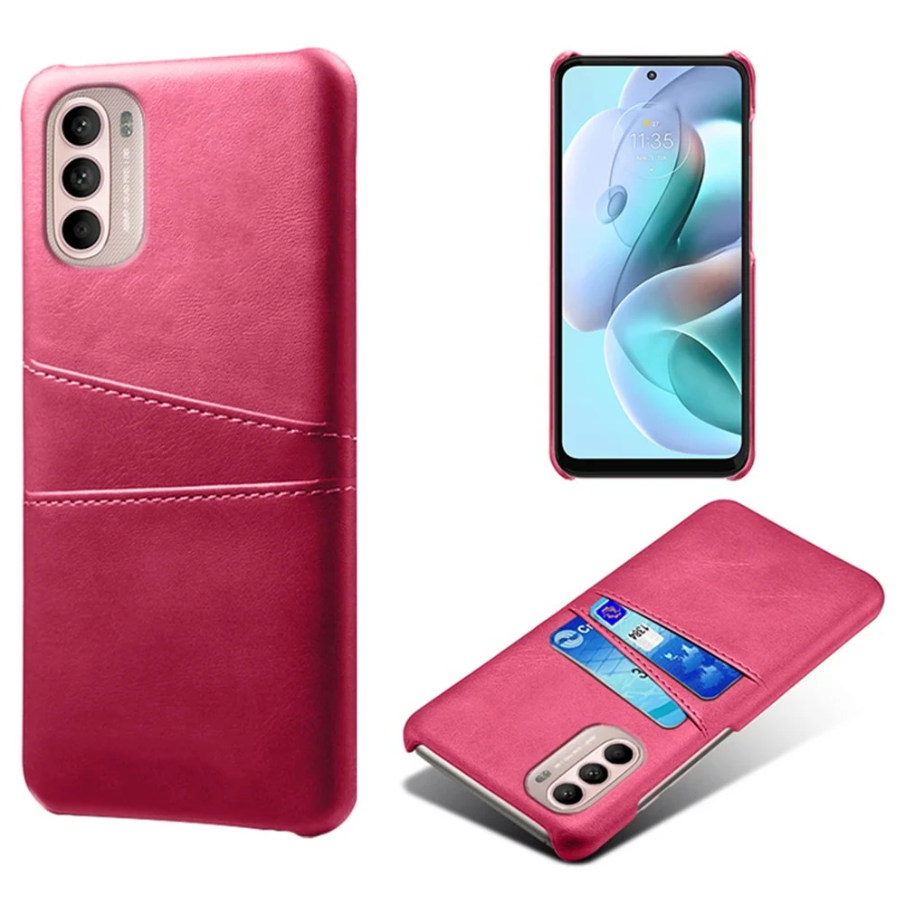 Etui double carte - Motorola Moto G41 / G31 - Rose