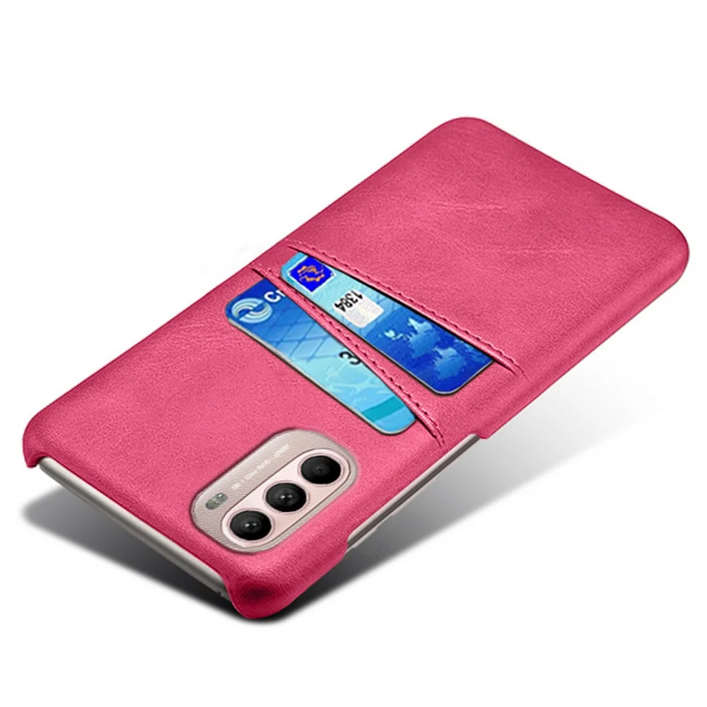 Etui double carte - Motorola Moto G41 / G31 - Rose