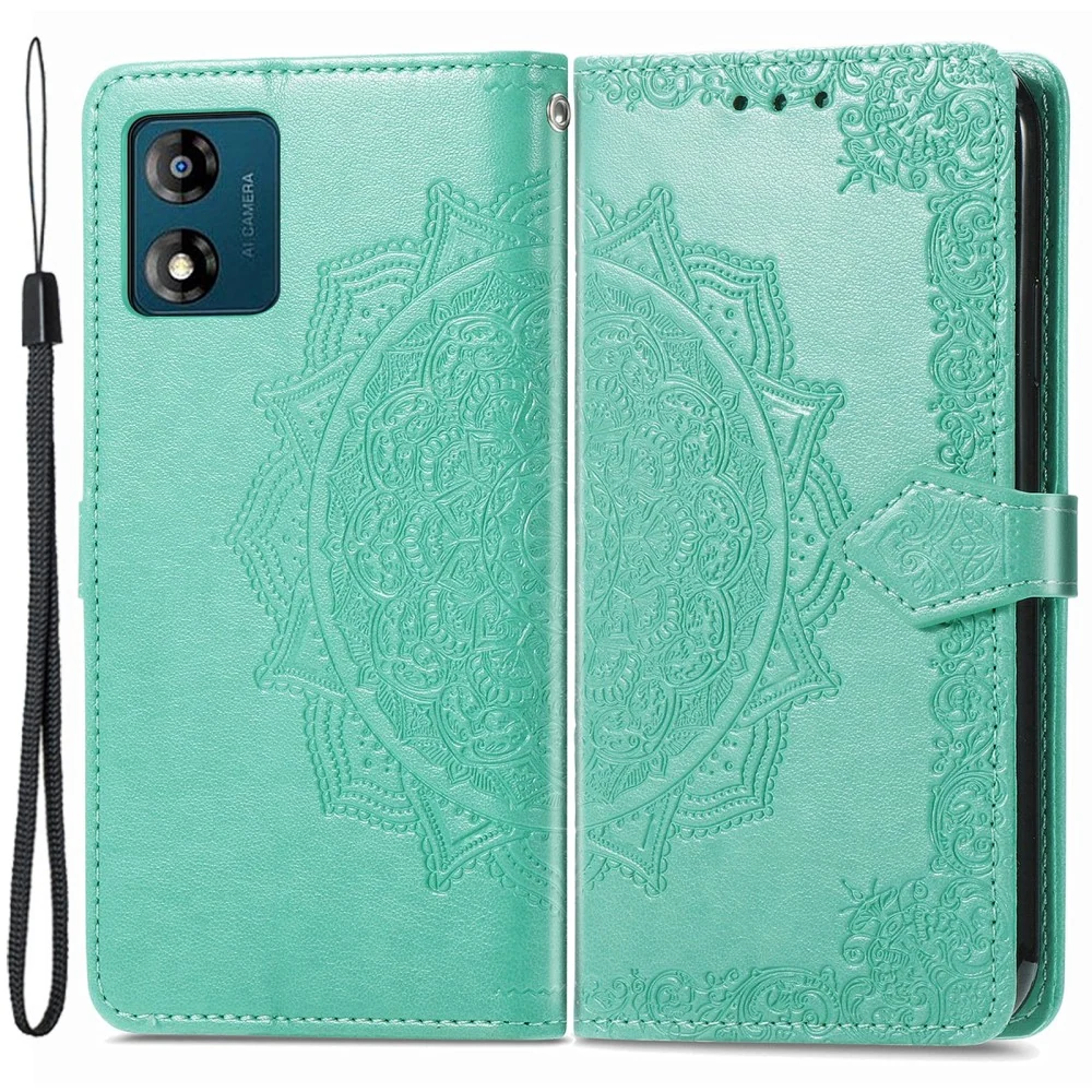 Etui Mandala Motorola Moto E13 - Vert