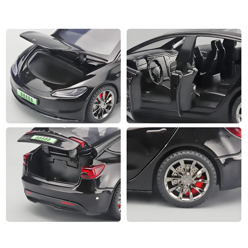 EV Motion Tesla Model 3 (2024) Modèle réduit de voiture Highland à l'échelle 1:32 en aluminium EV Motion Shop