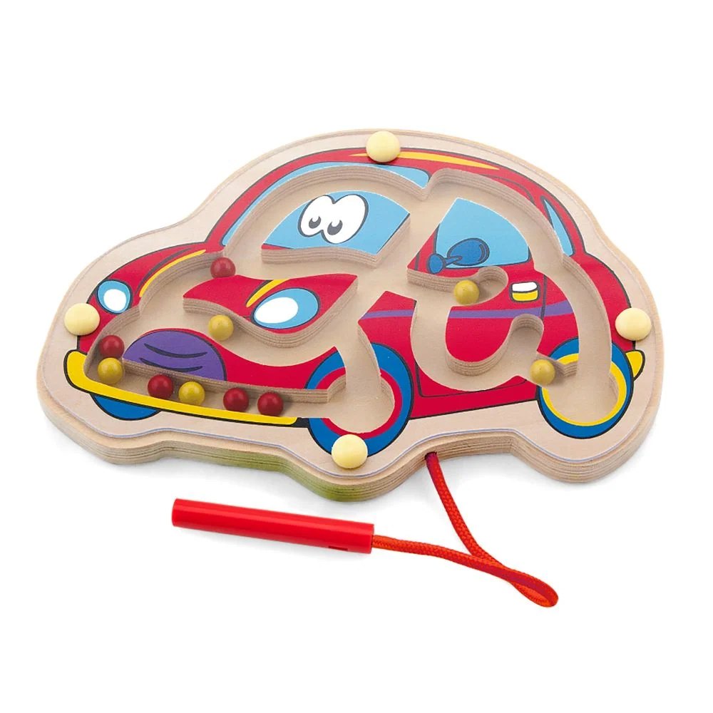 Labyrinthe, traceur de perles magnétiques - Voiture Eveil Montessori