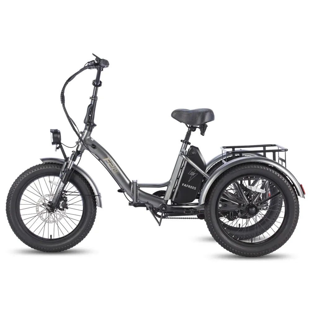 FAFREES F20 Mate Vélo Électrique - Moteur 500W Batterie 48V18.2AH Assisted Autonomie 110KM Freins Hydrauliques - Gris