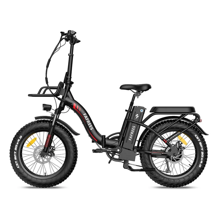 Fafrees F20 MAX Fatbike Ebike Vélo pliant 20" avec batterie 48V 18AH,feu de frein pour homme Shimano 7S 54 N.m, vélo élect...