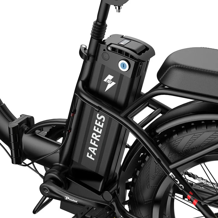 Fafrees F20 MAX Fatbike Ebike Vélo pliant 20" avec batterie 48V 18AH,feu de frein pour homme Shimano 7S 54 N.m, vélo élect...