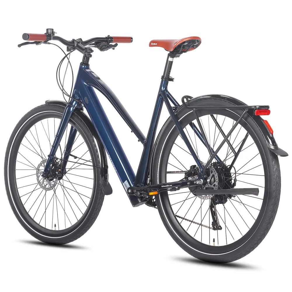 FAFREES F700W Vélo Électrique - Moteur 250W Batterie 36V10AH Freins Hydrauliques Cadre Aluminium - Bleu