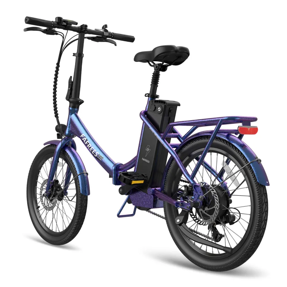 Vélo électrique FAFREES F20 Lasting - Moteur 250W Batterie 36V18.2Ah Assisted Autonomie 120KM Frein à Disque Mécanique - B...