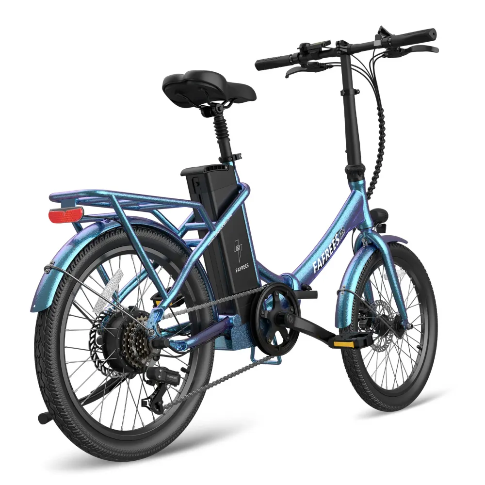 Vélo électrique FAFREES F20 Lasting - Moteur 250W Batterie 36V18.2Ah Assisted Autonomie 120KM Frein à Disque Mécanique - B...