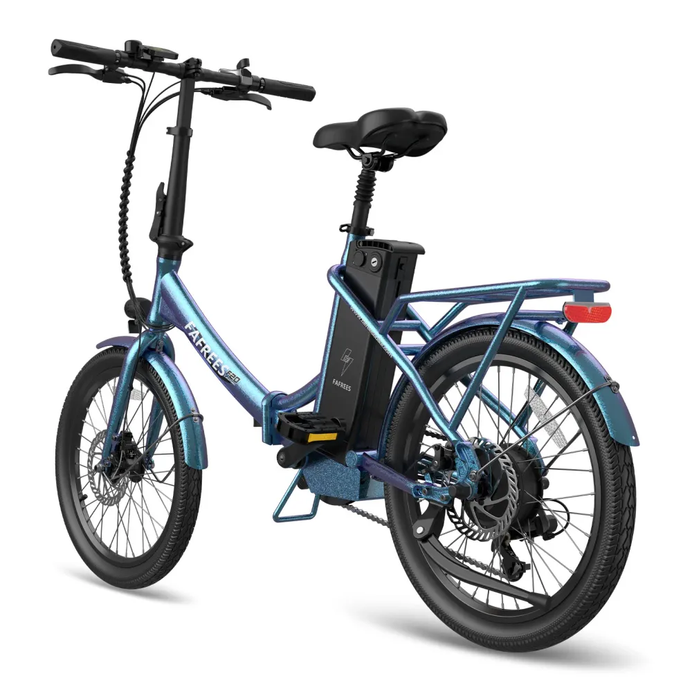 Vélo électrique FAFREES F20 Lasting - Moteur 250W Batterie 36V18.2Ah Assisted Autonomie 120KM Frein à Disque Mécanique - B...