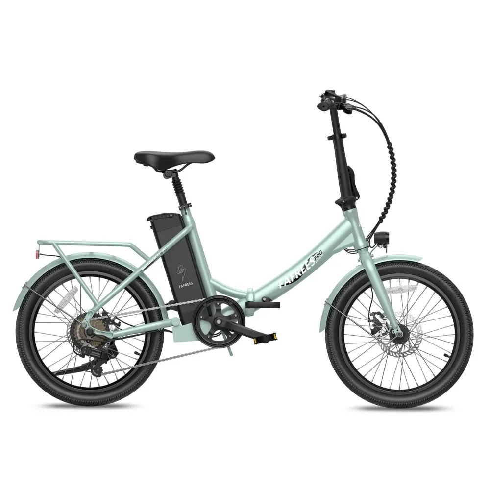 Vélo électrique FAFREES F20 Lasting - Moteur 250W Batterie 36V18.2Ah Assisted Autonomie 120KM Frein à Disque Mécanique - Vert