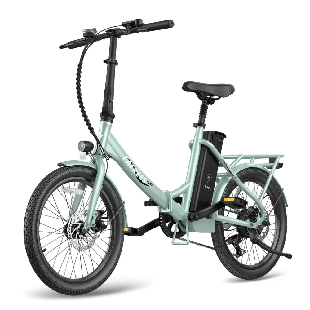 Vélo électrique FAFREES F20 Lasting - Moteur 250W Batterie 36V18.2Ah Assisted Autonomie 120KM Frein à Disque Mécanique - Vert