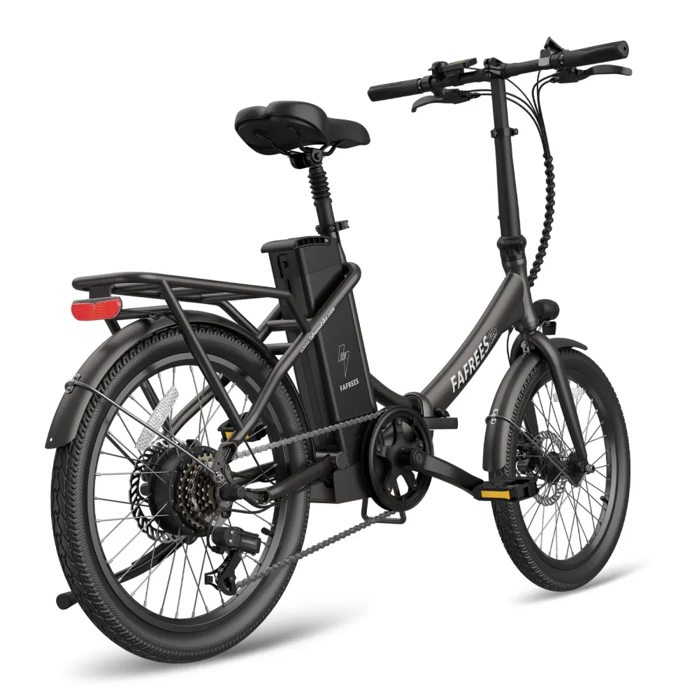 Vélo électrique FAFREES F20 Lasting - Moteur 250W Batterie 36V18.2Ah Assisted Autonomie 120KM Frein à Disque Mécanique - Noir